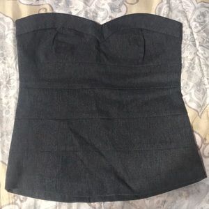 Strapless shirt